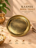 KAANSA BHOG THALI TRADITIONAL PURE BRASS BHOG THALI