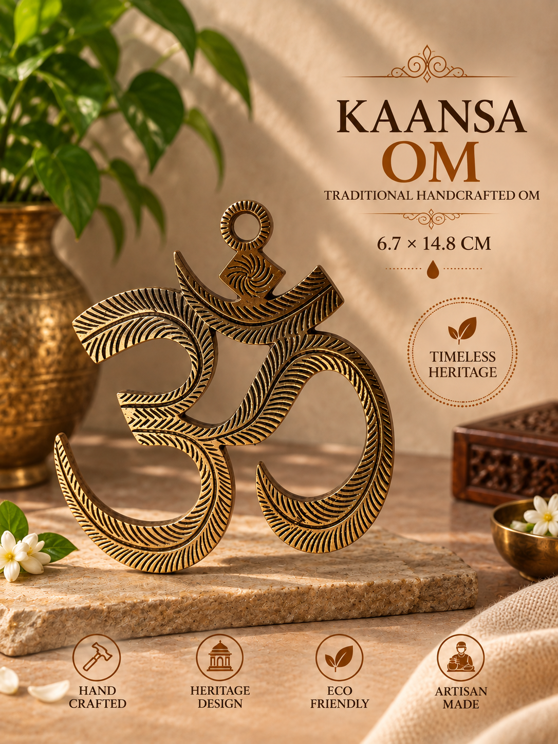 OM: TRADITIONAL HANDCRAFTED OM