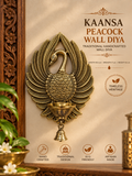 PEACOCK WALL DIYA: TRADITIONAL HANDCRAFTED WALL DIYA
