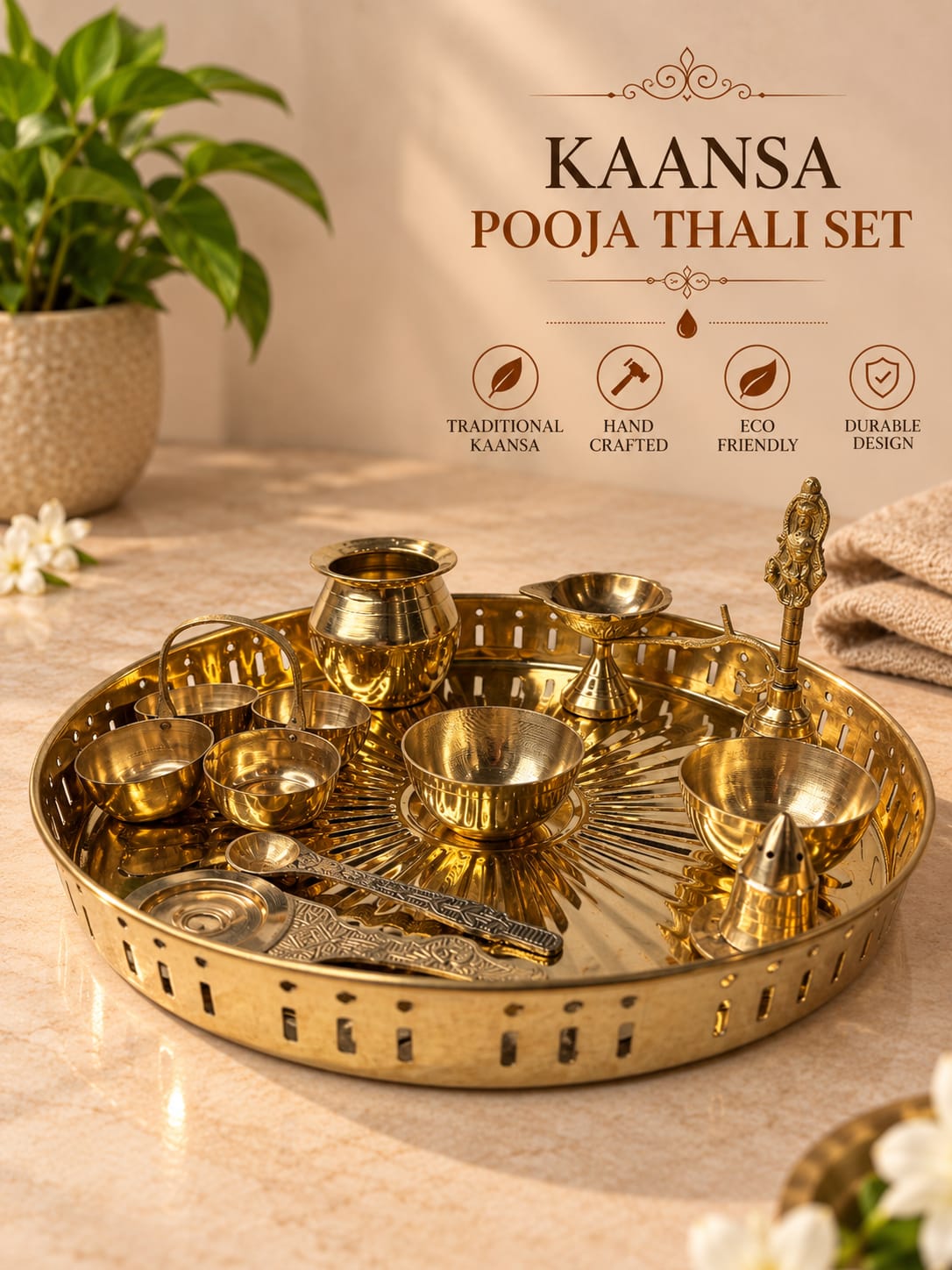 KAANSA POOJA THALI SET